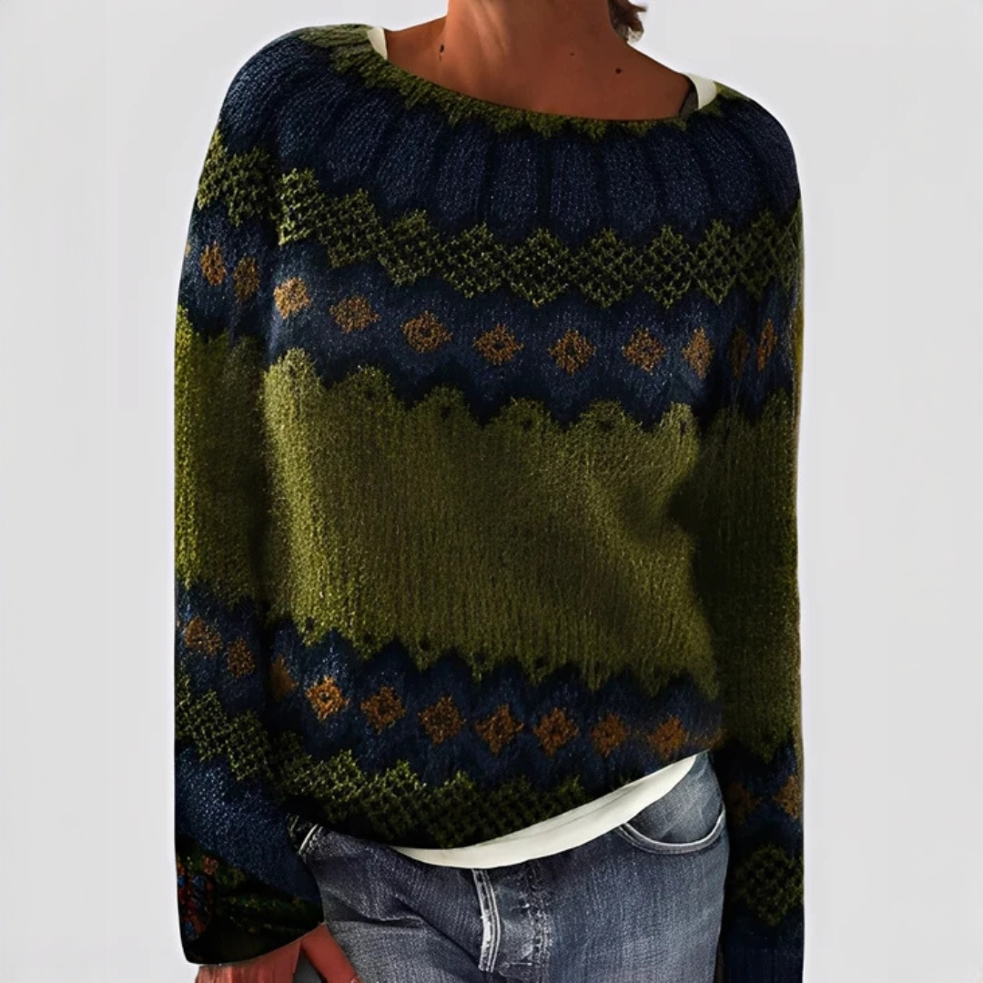 Suéter feminino Christal aconchegante, quente e estiloso para o inverno, perfeito para moda casual.