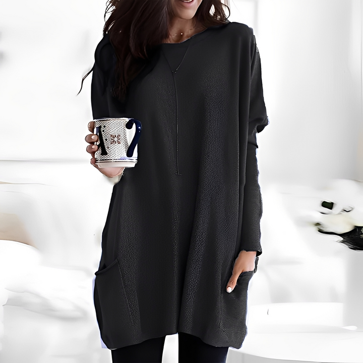 Suéter feminino elegante Diane, pulôver de inverno aconchegante e moderno.