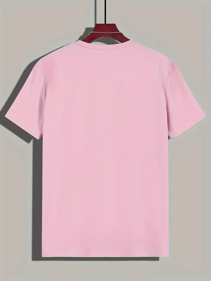 T-shirt masculina confortável, estilo casual para o dia a dia.