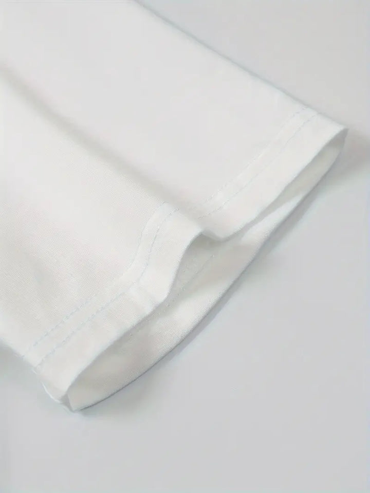 Roupa masculina: camiseta casual de verão, elegante e versátil.