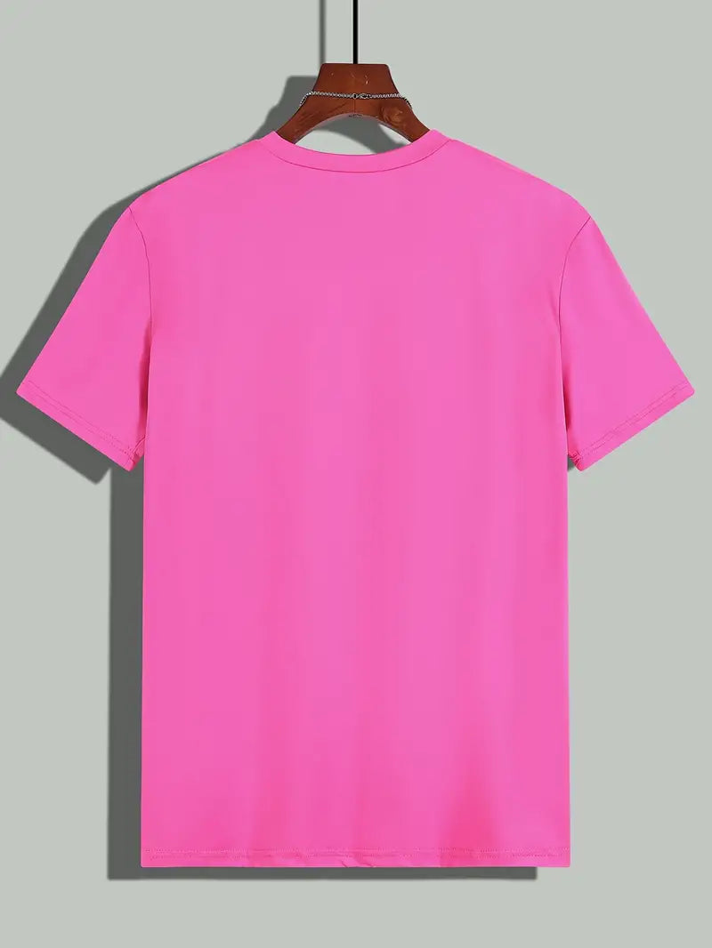 T-shirt masculina de dia a dia, estilo versátil e elegante.