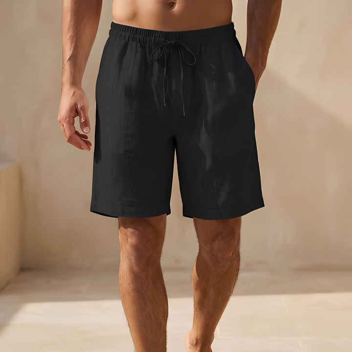 Short de verão masculino para praia e piscina, secagem rápida e ajuste confortável para o dia a dia.