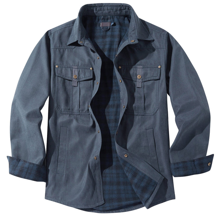 Casaco masculino Rover, tecido resistente e confortável, perfeito para aventura e cidade, versátil.