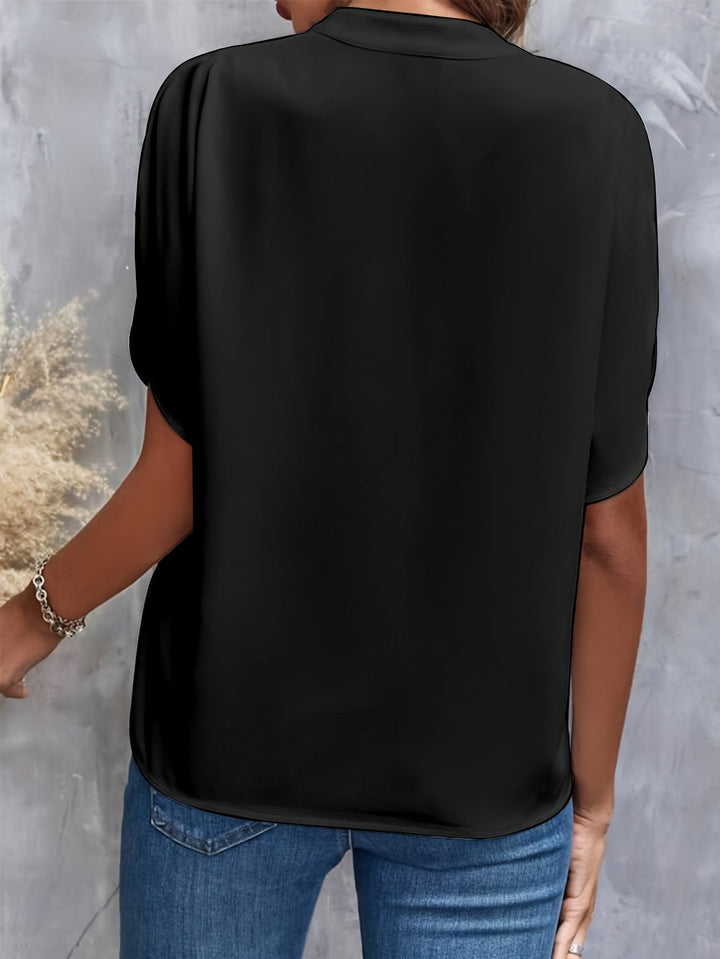 Blusa feminina leve e suave, confortável para dias quentes de primavera e verão.