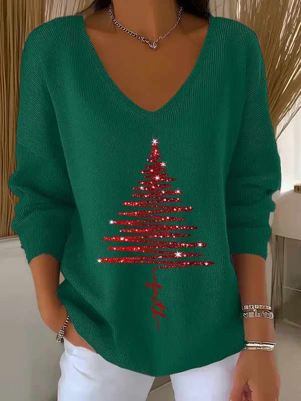 Suéter festivo de Natal unissex, com estampa temática, camisola quente para o inverno.