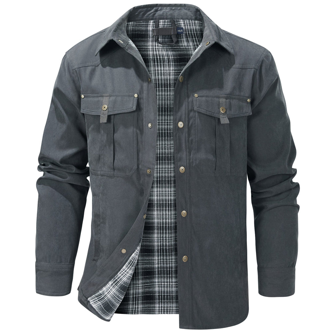 Casaco Rover masculino versátil, ideal para outono, inverno e transição, oferecendo conforto e estilo.
