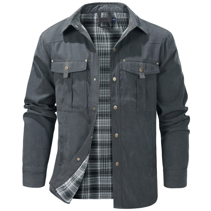 Casaco Rover masculino versátil, ideal para outono, inverno e transição, oferecendo conforto e estilo.