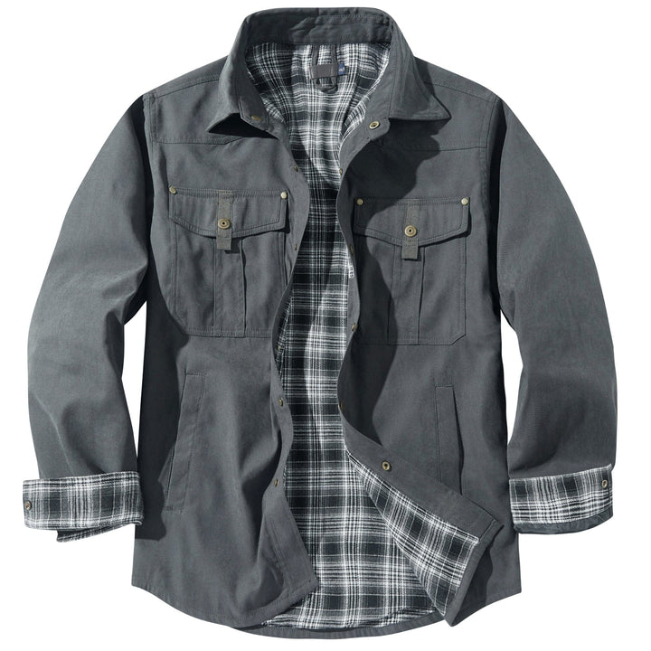 Casaco masculino Rover, agasalho durável para exterior, versátil e resistente para homens aventureiros.