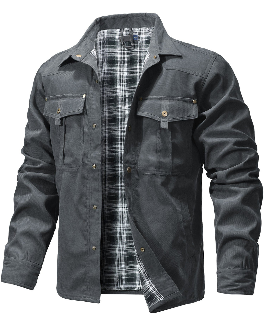 Casaco Rover masculino, vista traseira, design limpo, agasalho ideal para exterior e dia a dia.