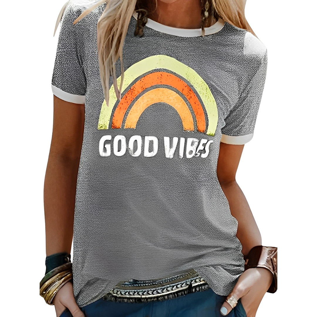 Camiseta feminina verde, moda de verão com conforto. Roupa casual e elegante para diversas ocasiões.