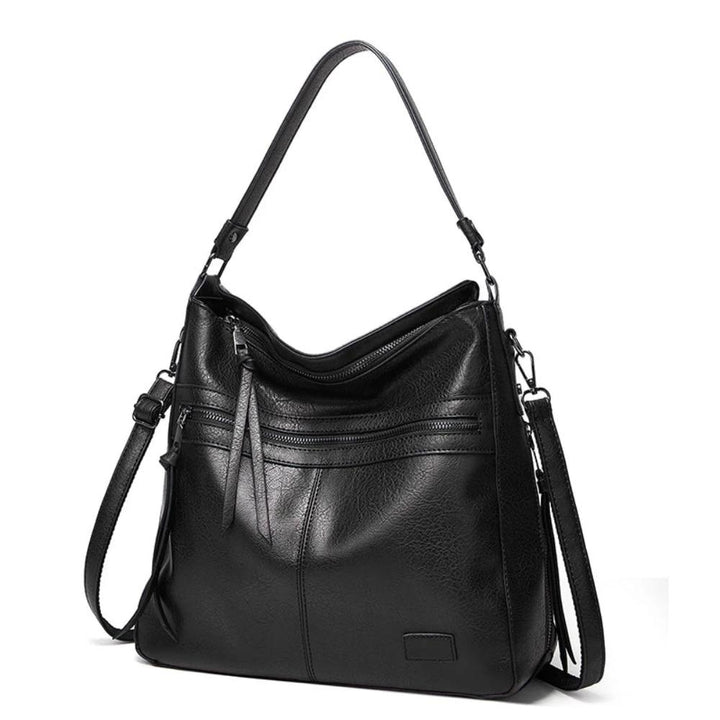 Bolsa feminina de couro, design atemporal e luxuoso. Acessório com estilo sofisticado para mulher.