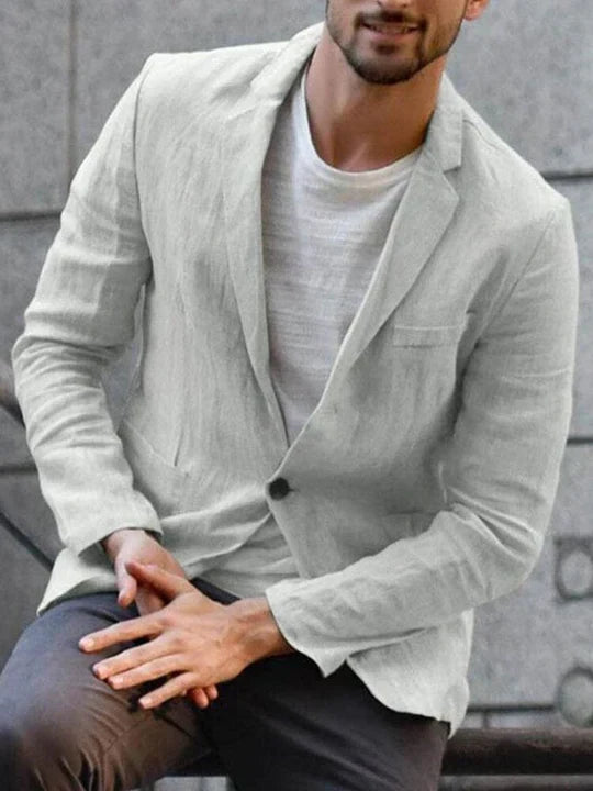 Blazer masculino moderno, disponível em várias cores e tamanhos. Peça casual elegante e confortável para o dia a dia.