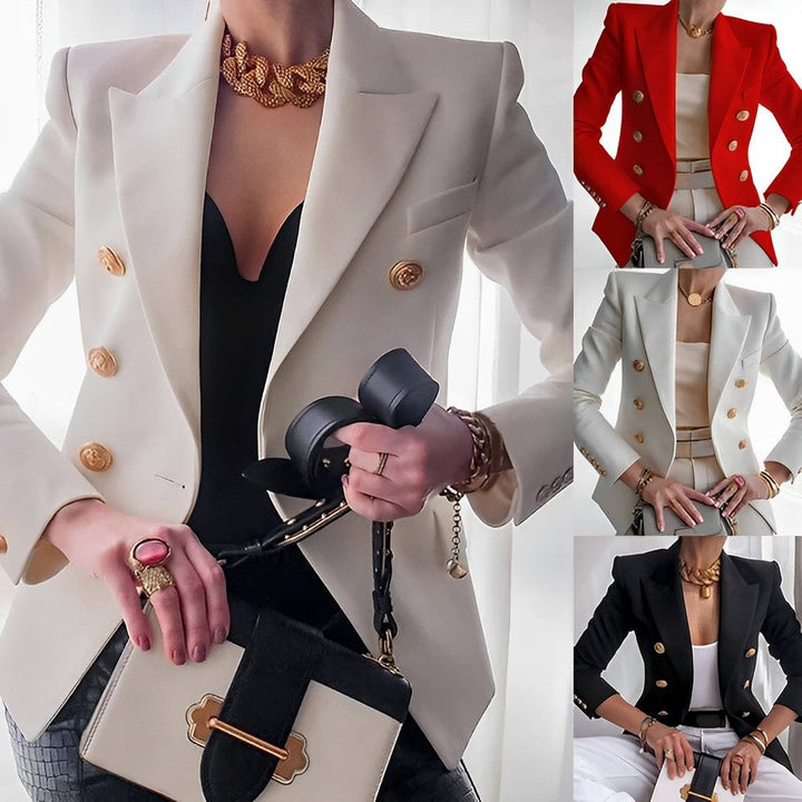 Blazer feminino casual chic, peça versátil para diversas ocasiões, do escritório ao lazer com estilo.