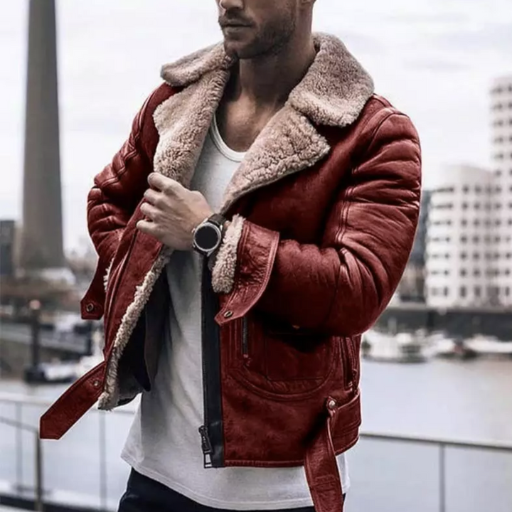 Jaqueta masculina de inverno premium, oferece conforto e proteção contra o frio. Perfeita para um estilo elegante e casual.