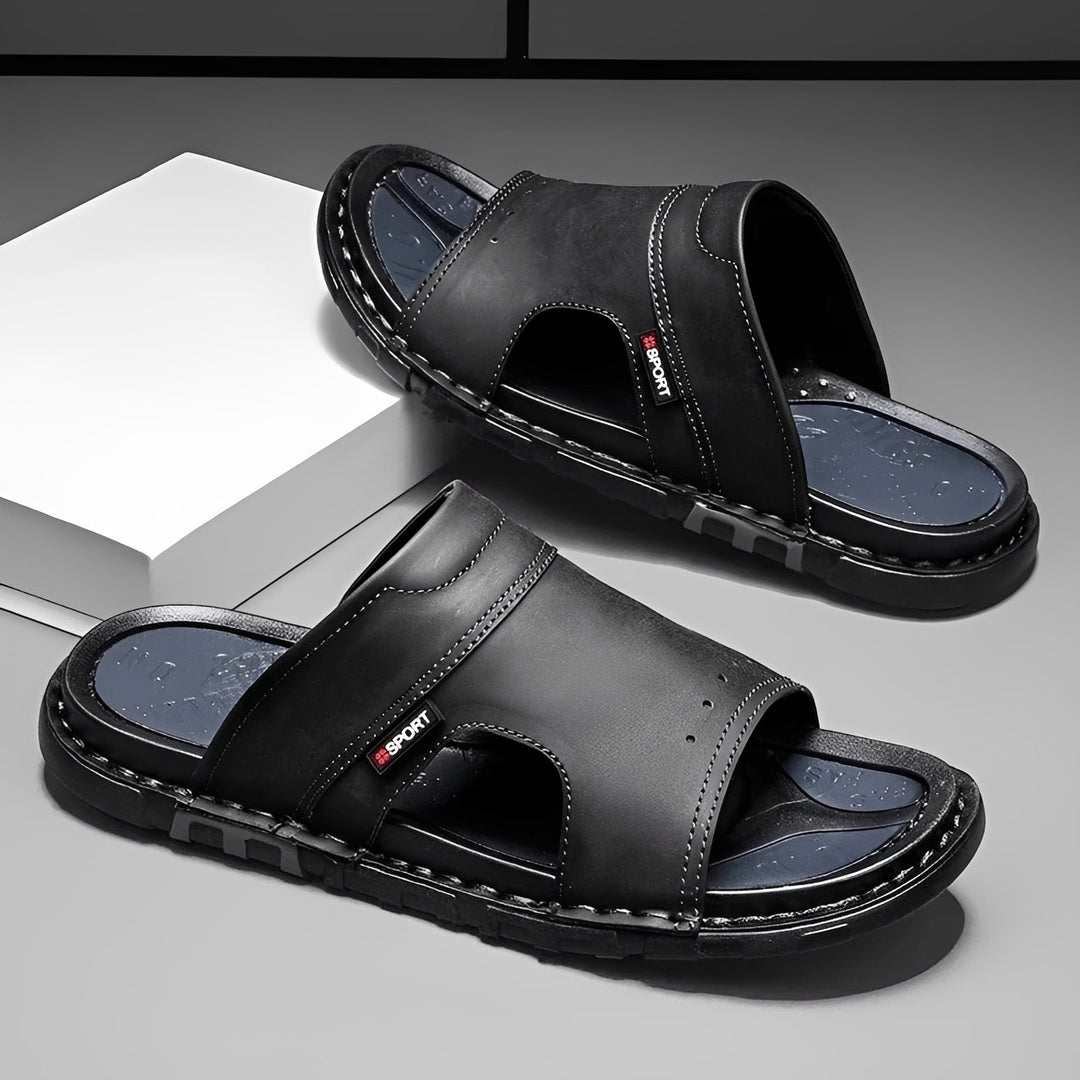 Chinelo masculino casual, estilo moderno e confortável para o dia a dia e viagens. Ideal para a moda verão.