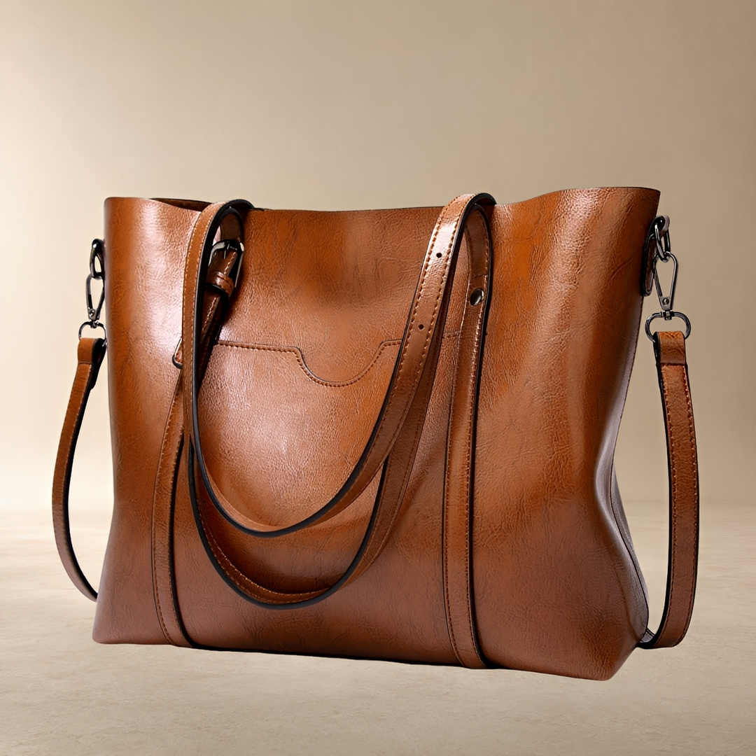 Bolsa feminina casual chic com grande capacidade, design moderno para uso diário.