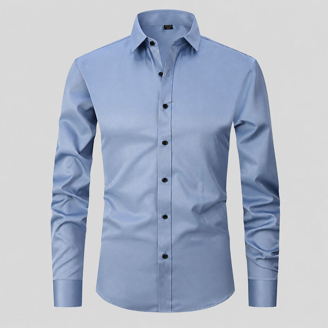 Camisa masculina com elasticidade, proporciona conforto e estilo casual para moda masculina.