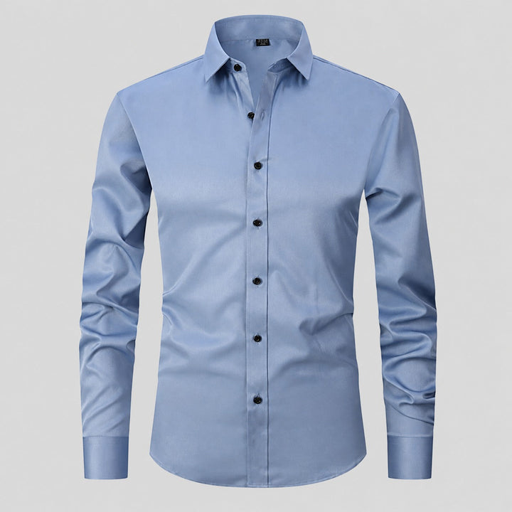 Camisa masculina com elasticidade, proporciona conforto e estilo casual para moda masculina.