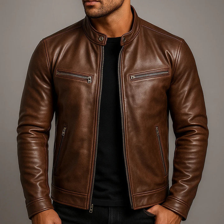 Jaqueta masculina casual verde, outwear versátil para estilo urbano moderno. Conforto e moda para o dia a dia.