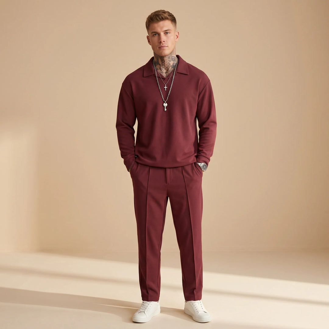 Outfit masculino de verão estiloso, conjunto casual em tendência. Ideal para dias quentes e moda praia.