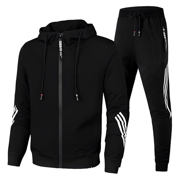 Roupa esportiva masculina, fato de treino confortável para uso diário, perfeito para lazer.