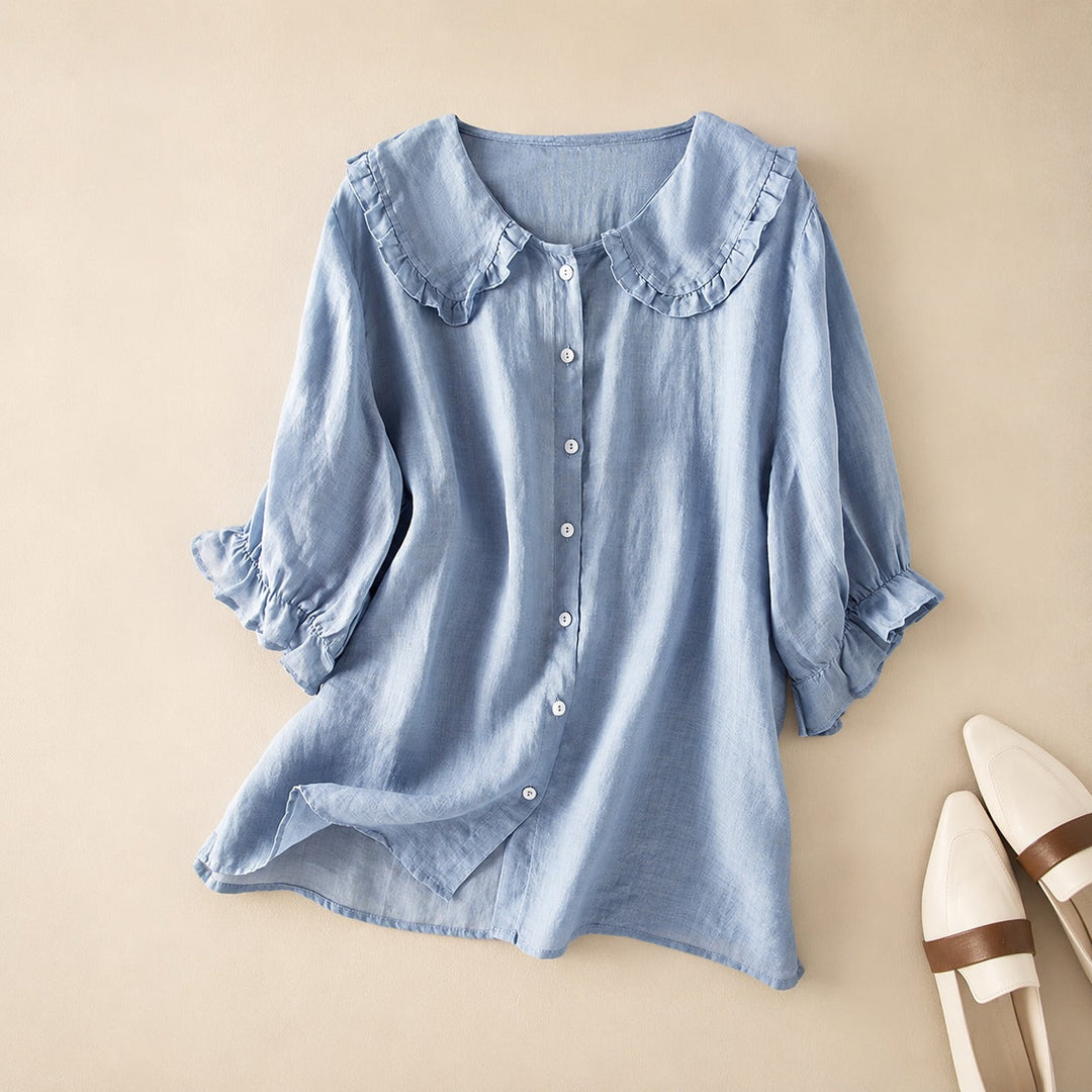 Blusa feminina solta para verão, estilosa e versátil, combina com looks casuais e chiques.