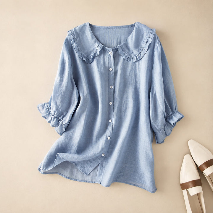 Blusa feminina solta para verão, estilosa e versátil, combina com looks casuais e chiques.