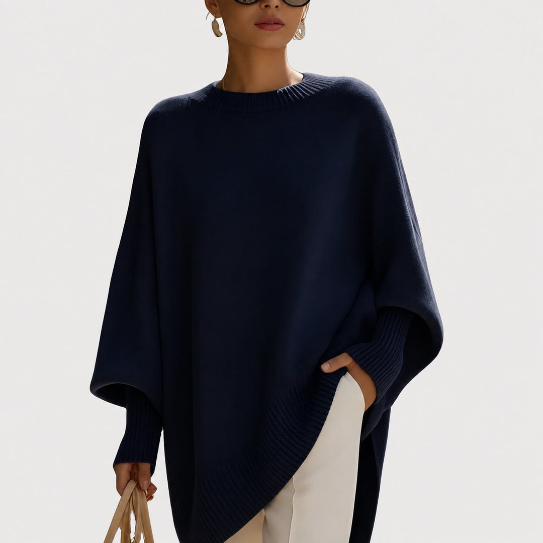 Suéter feminino de inverno, oversize e aconchegante, perfeito para o conforto do dia a dia.