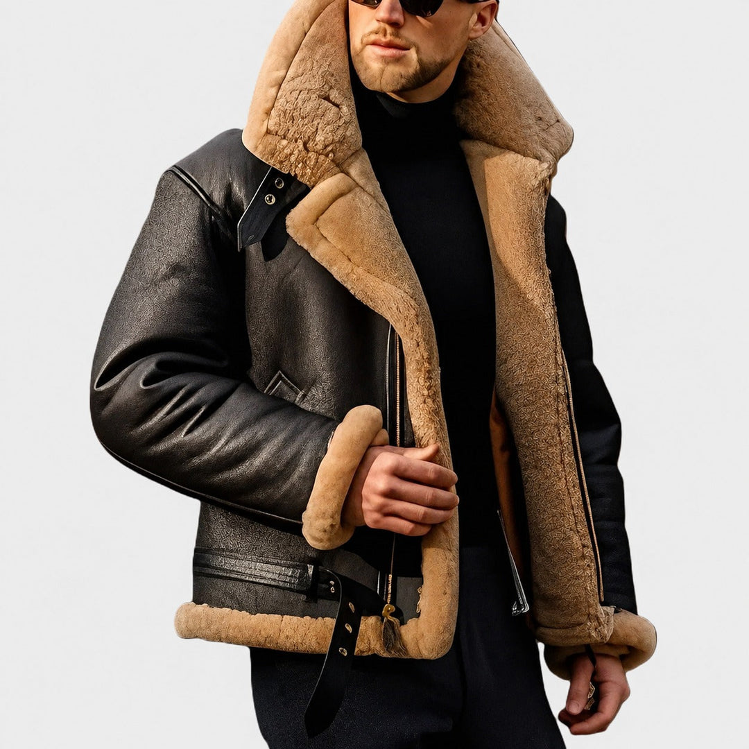 Jaqueta de inverno masculina, ideal para estilo casual. Roupa de frio durável e confortável para moda outono inverno.