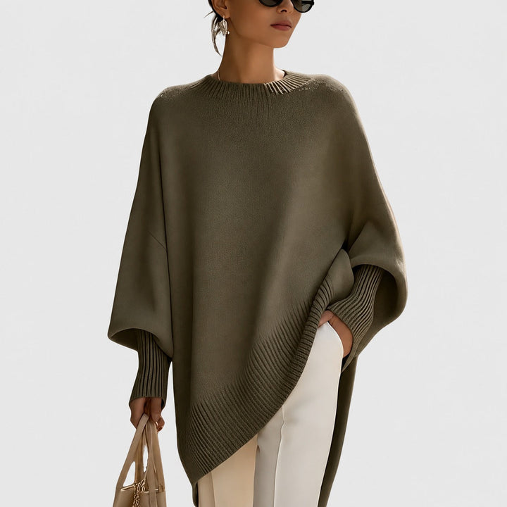 Suéter feminino aconchegante e confortável, ideal para uso diário casual no outono/inverno.