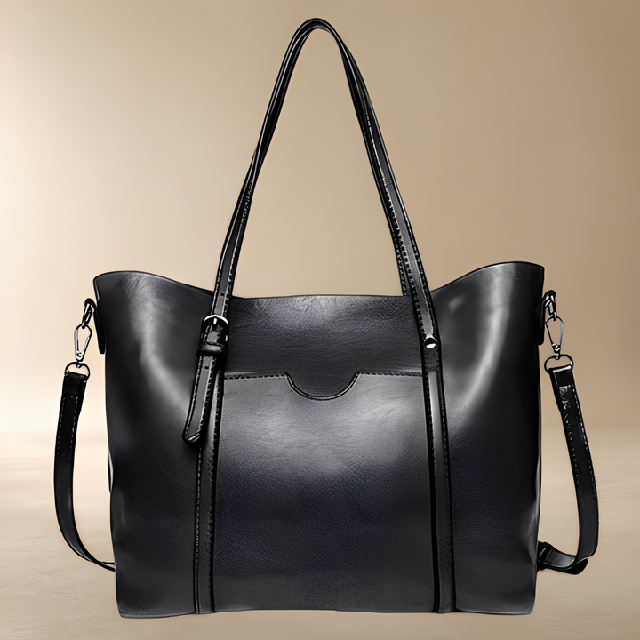 Bolsa feminina casual de ombro com grande capacidade, acessório versátil para o dia a dia.