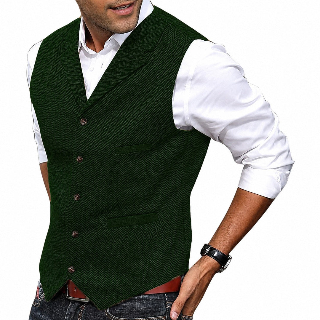 Colete formal masculino premium, perfeito para festas e ocasiões especiais. Adiciona sofisticação ao look.