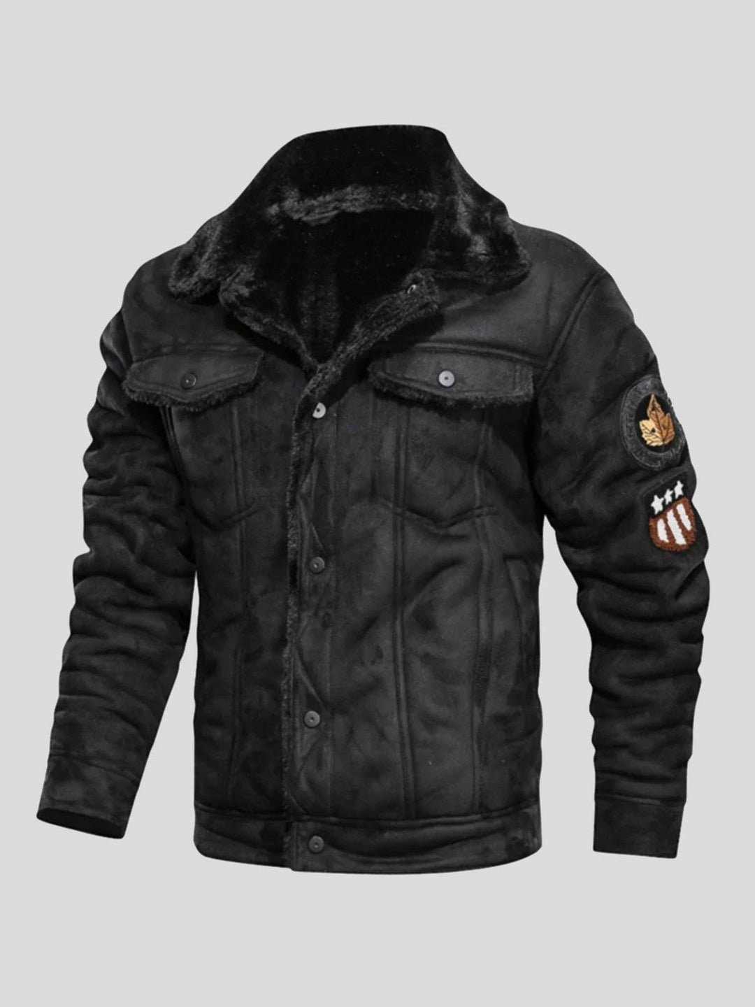 Casaco masculino elegante para homem, estilo casual versátil, ideal moda outono inverno. Jaqueta clássica para proteção vento.