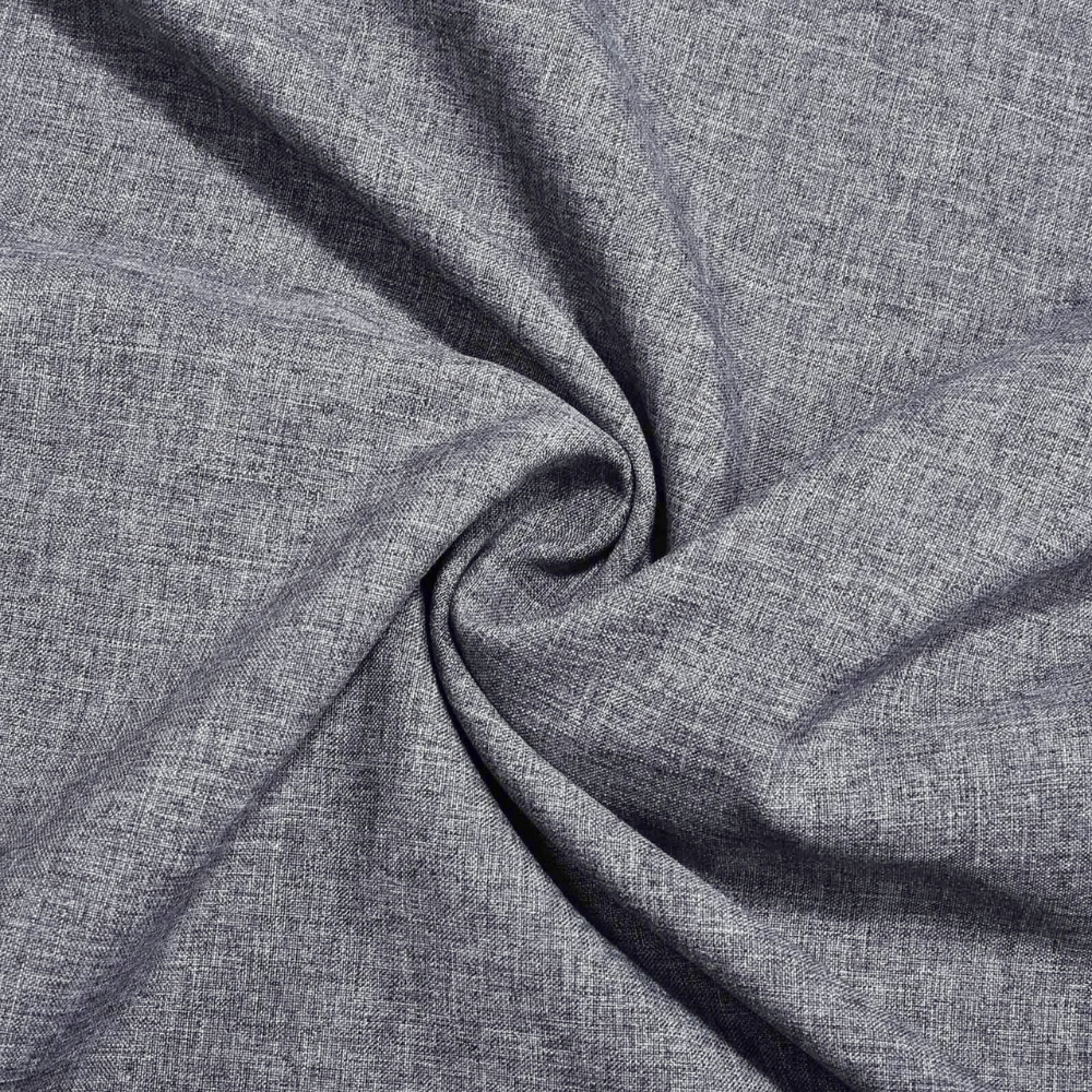 Camisa masculina de linho manga longa, disponível em preto, cinzento e azul. Conforto respirável para verão e casual.