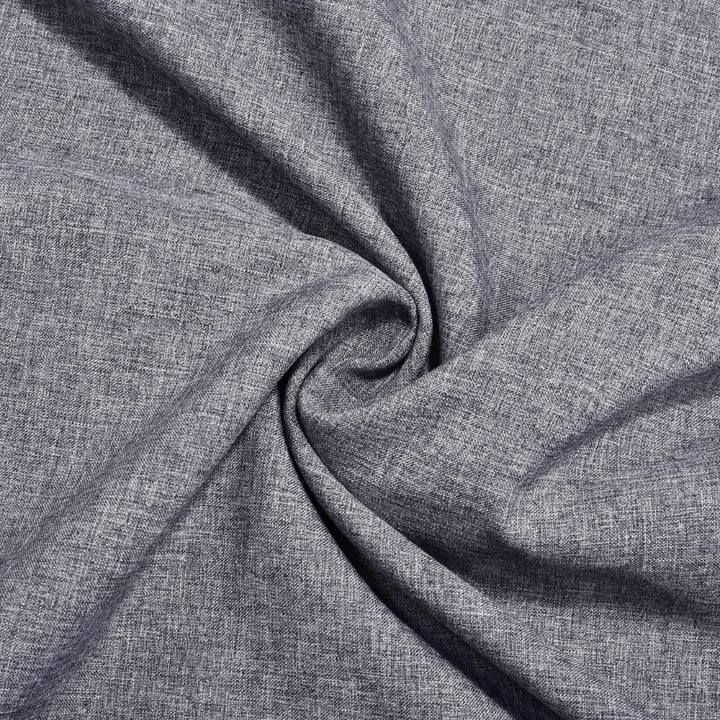 Camisa masculina de linho manga longa, disponível em preto, cinzento e azul. Conforto respirável para verão e casual.