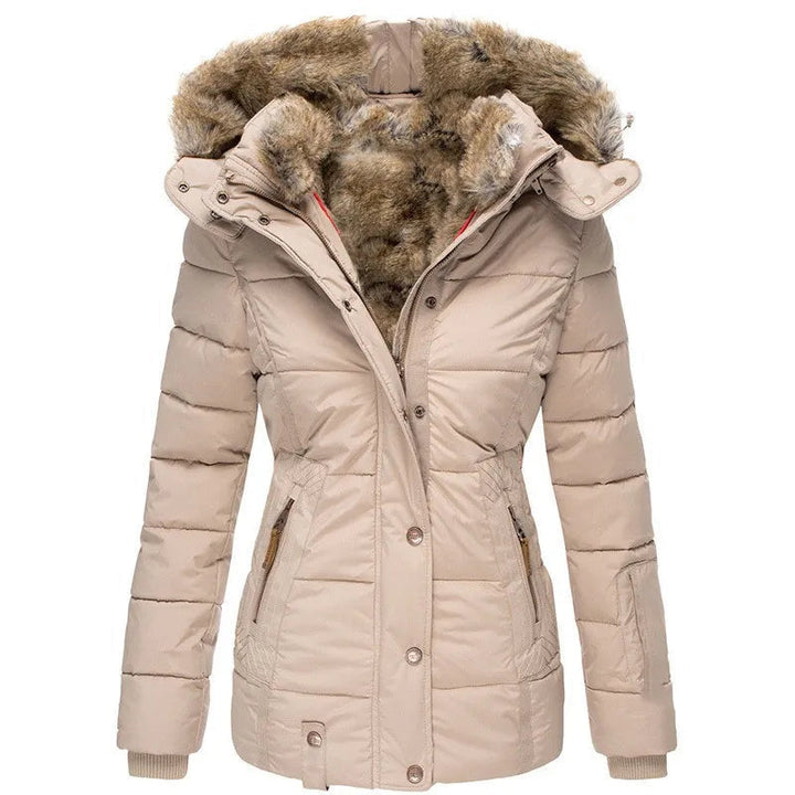 Casaco feminino versátil para inverno. Quente, com design elegante, ideal para proteger do frio com moda.