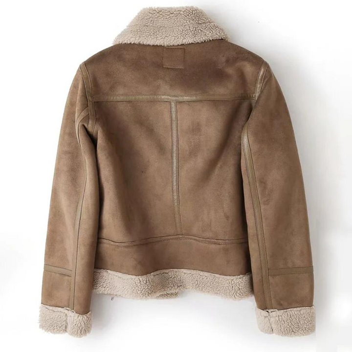 Casaco jaqueta feminina preta ou marrom, aconchegante para inverno. Roupa de frio com estilo casual e moderno.