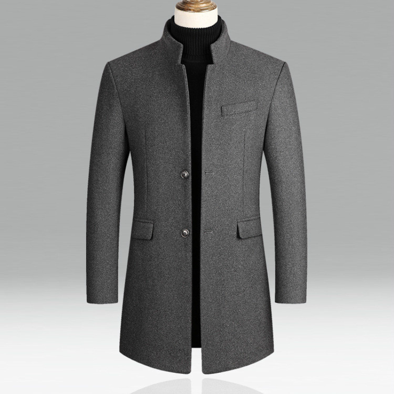 Jaqueta masculina elegante para o inverno, ideal para estilo e conforto em dias frios.