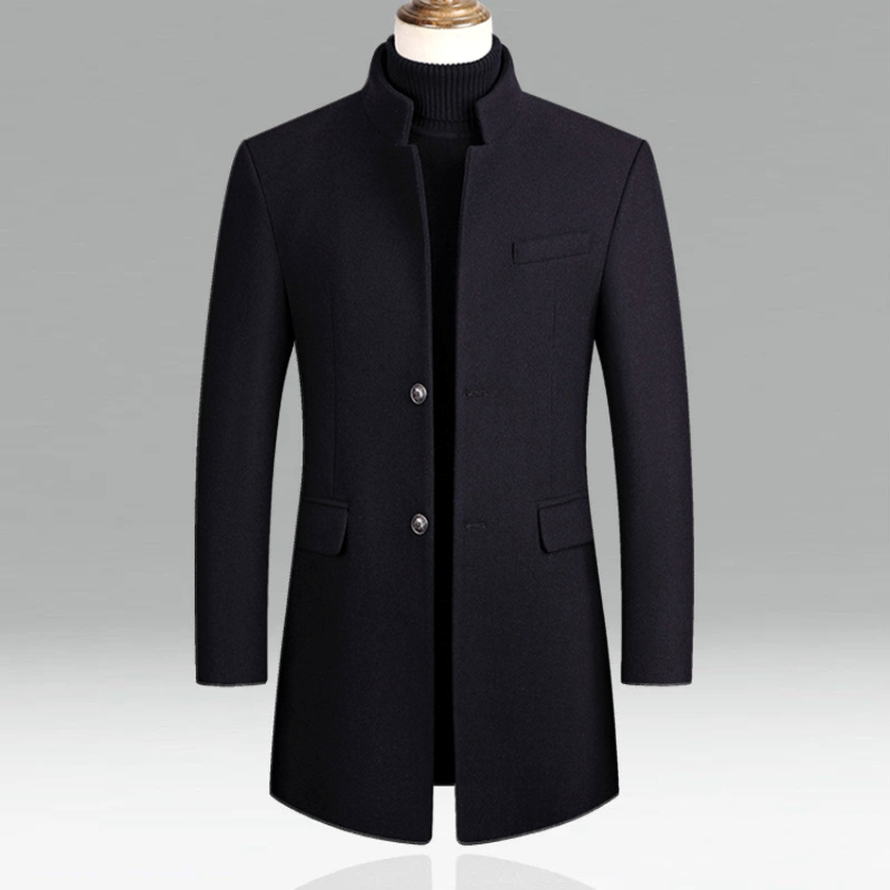 Casaco masculino premium para o frio, combinando moda masculina casual e proteção de inverno.