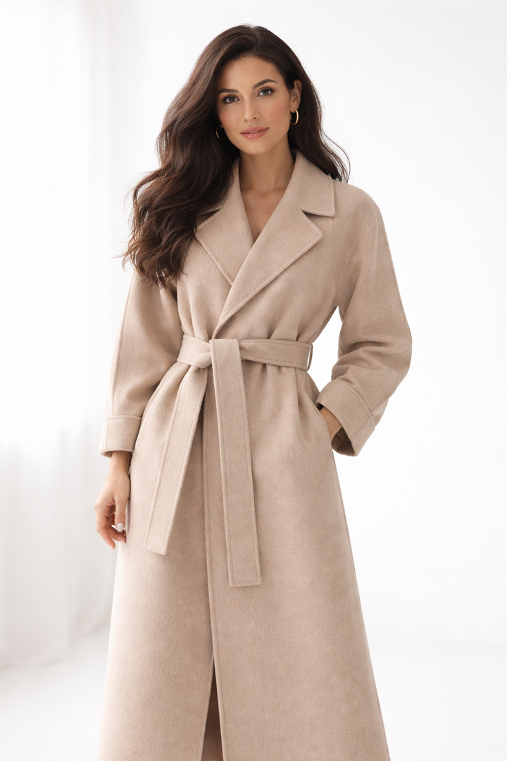 Casaco envelope feminino elegante para inverno. Lã macia, ideal escritório e casual. Moda inverno, conforto.