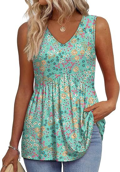 Top feminino Elenor leve e sem mangas, blusa casual elegante ideal para dias quentes de verão e primavera.