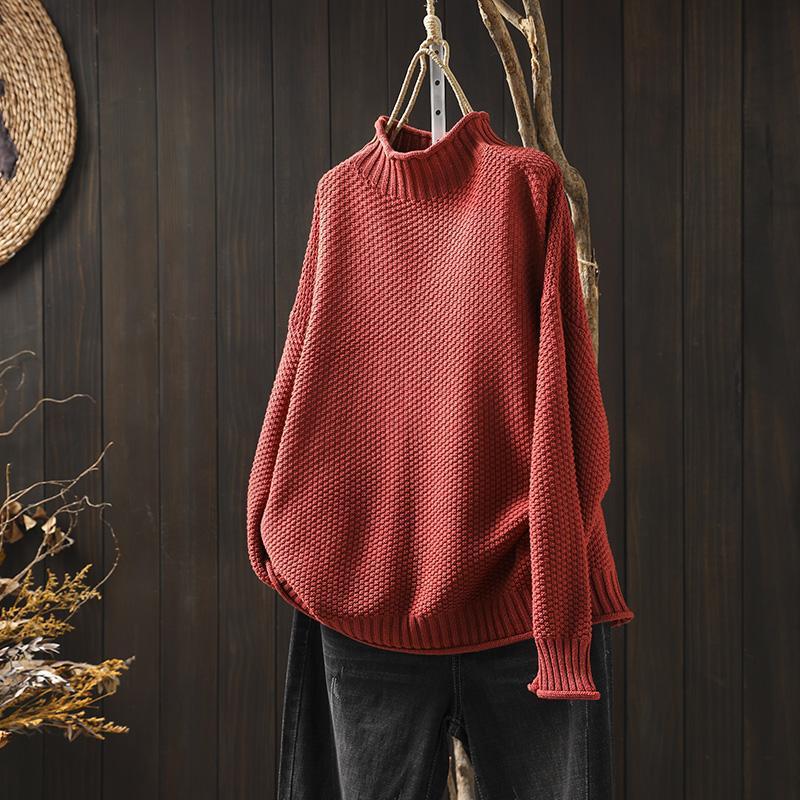 Suéter feminino oversized Noa, super confortável. Look moderno e casual para outono/inverno.