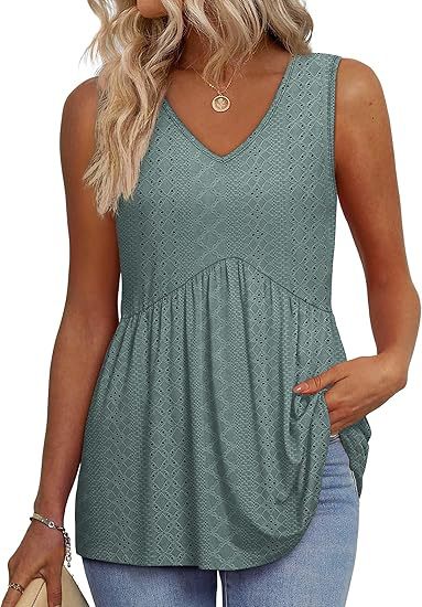 Top feminino Elenor sem mangas, blusa confortável e elegante, perfeita para moda casual de verão e primavera.