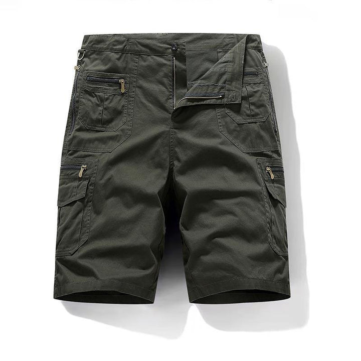 Calções masculinos confortáveis com bolsos laterais, ideais para verão, praia ou dia a dia. Roupa masculina leve.