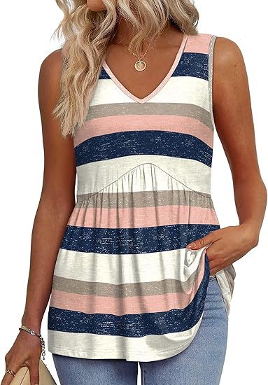 Blusa Elenor feminina, top sem mangas com conforto máximo, estilo casual elegante para a moda de verão e primavera.