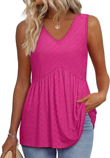 Blusa feminina Elenor sem mangas, top casual de verão, elegante e confortável para a moda primavera-verão.