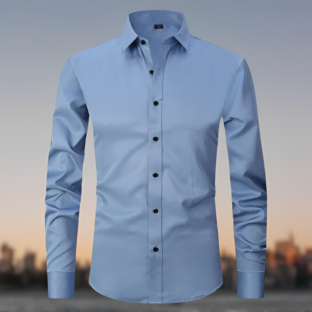 Camisa masculina flexível para homens, com design elegante e caimento perfeito. Moda masculina com conforto e estilo.