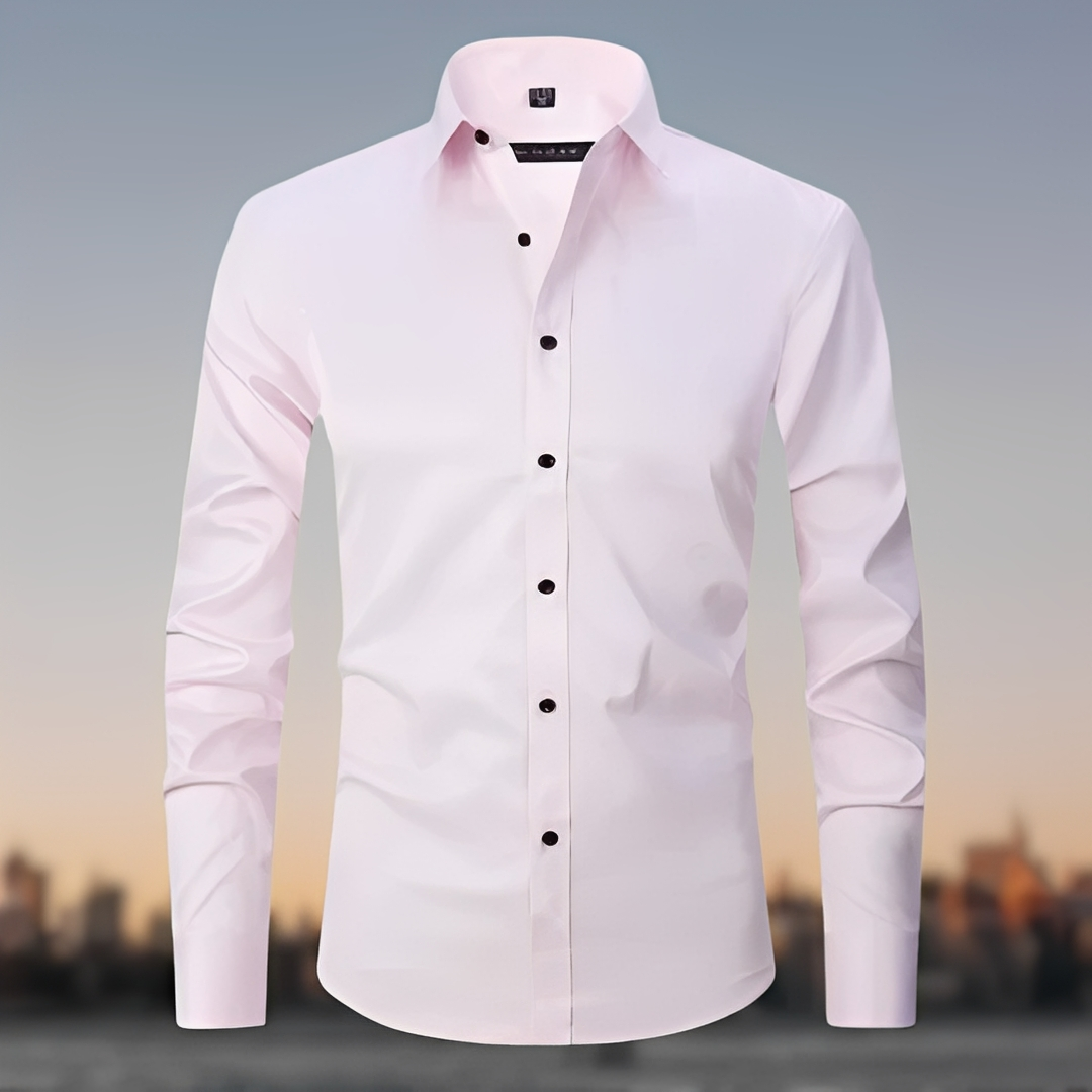 Camisa social masculina slim fit, proporcionando ajuste moderno e conforto superior. Perfeita para qualquer ocasião.