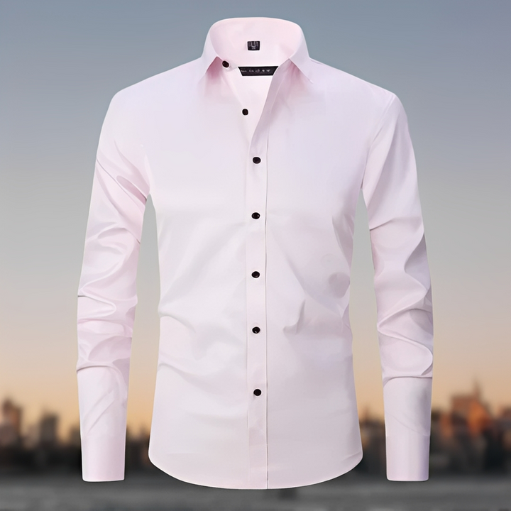 Camisa social masculina slim fit, proporcionando ajuste moderno e conforto superior. Perfeita para qualquer ocasião.
