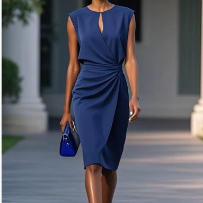Vestido feminino com design elegante, confortável e versátil. Perfeito para moda casual e festas de verão.